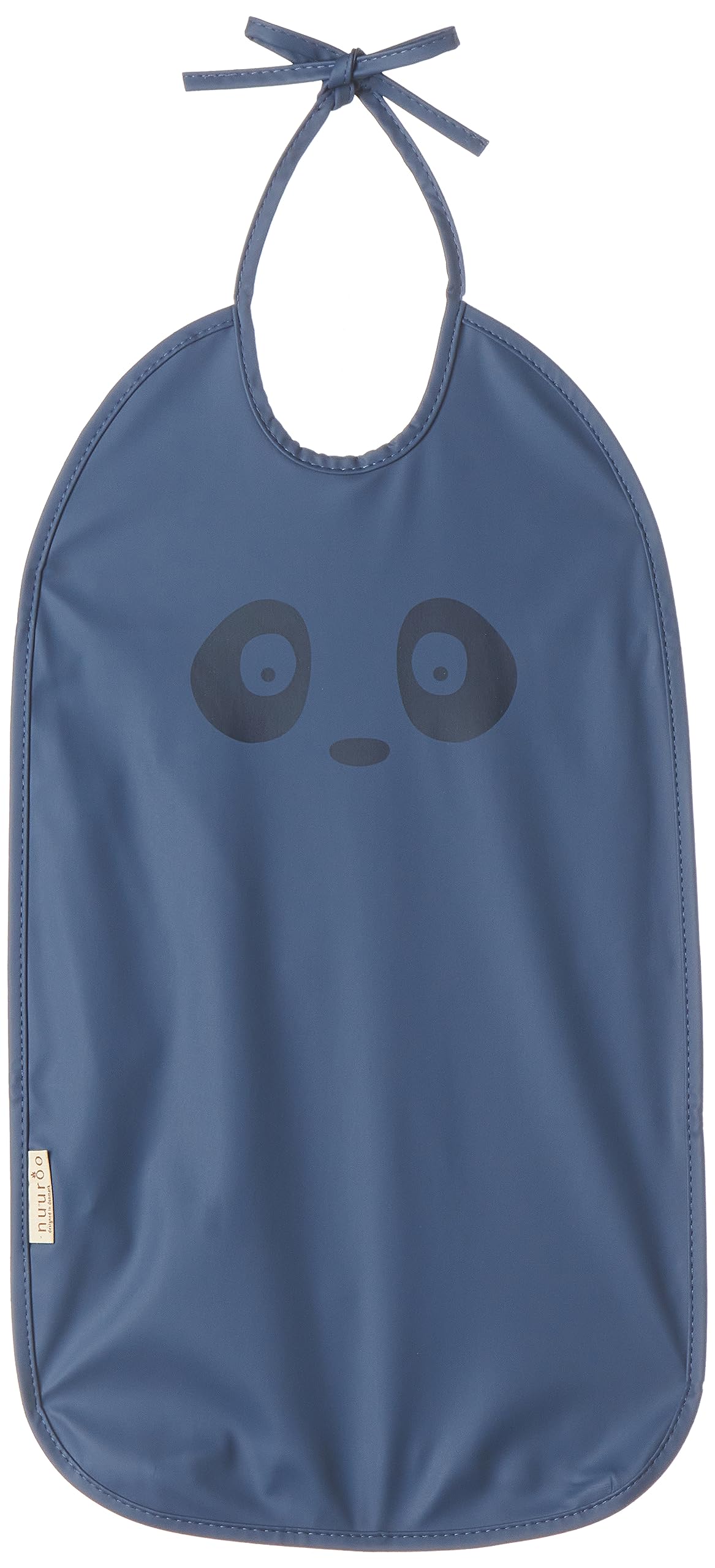 Nuuroo Alberte Long Coated Bib, 28 cm x 49 cm Size, Blue Panda