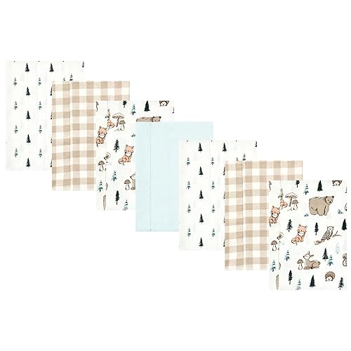 Miniatura 1070 de Hudson Baby - Paños unisex de franela de algodón para bebé, avión, talla única