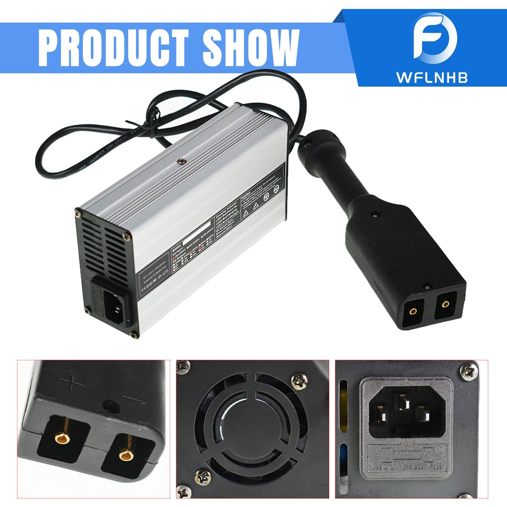 EZ-GO Powerwise TXT - Cargador de batería para carrito de golf (36 V)