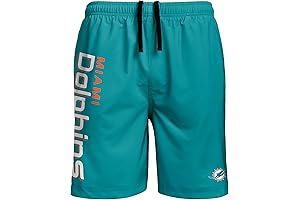 Miami Dolphins NFL Men's Team Logo Swim Trunks