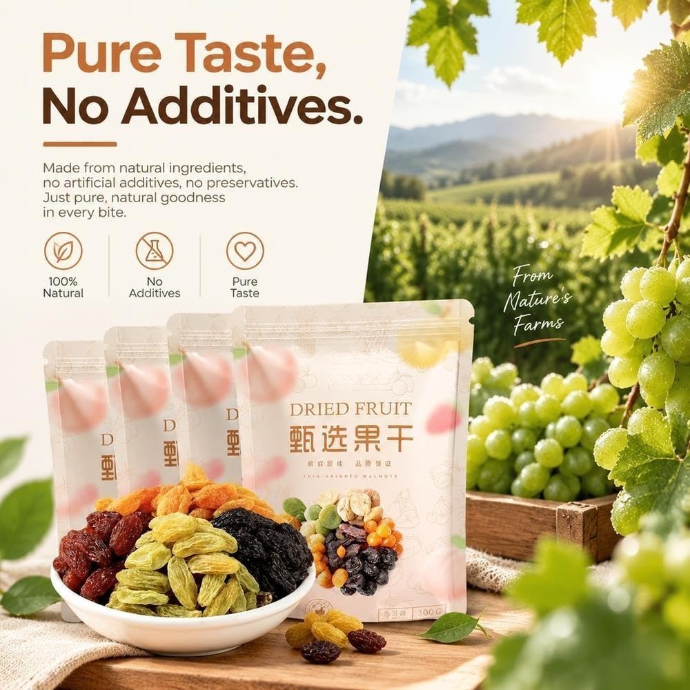 Uvetta Mista Quattro Colori 500g