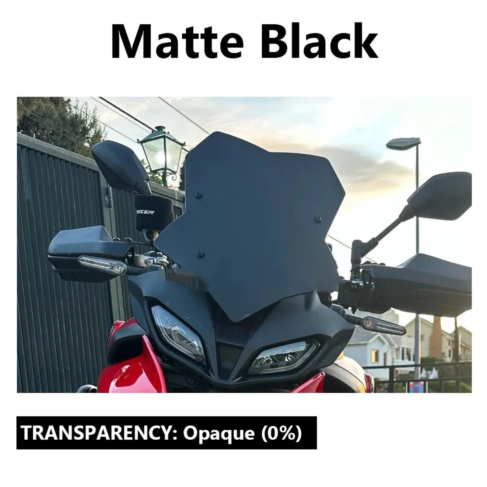 Deflettore per moto Adatto per YAMAHA Tracer9 TRACER 9 GT 2021-2022 Adatto per MT-09 TRACER GT 2018 - Deflettori antivento per parabrezza moto DEFLETTORI ARIA(Smoky gray)