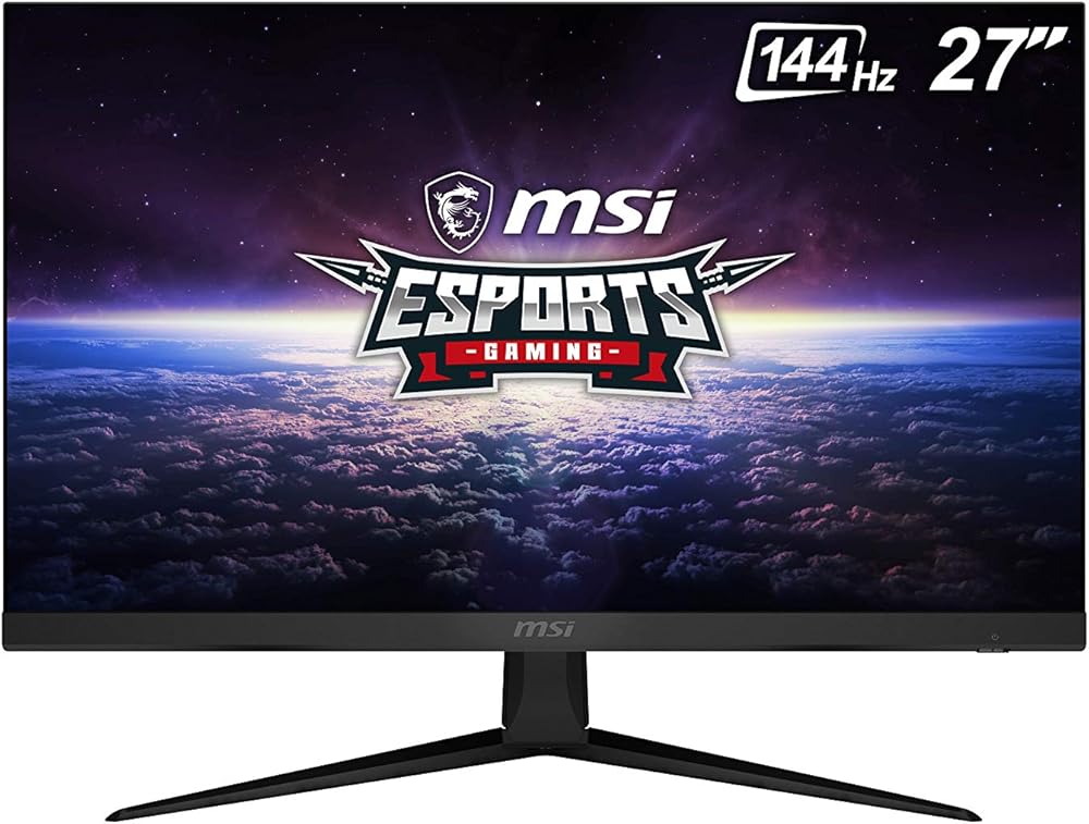 MSI 27” FHD (1920 x 1080) Non-Glare with Super Narrow Bezel 144Hz 1ms 16:9 HDMI/DP AMD Radeon FreeSync IPS Gaming Monitor - View 1