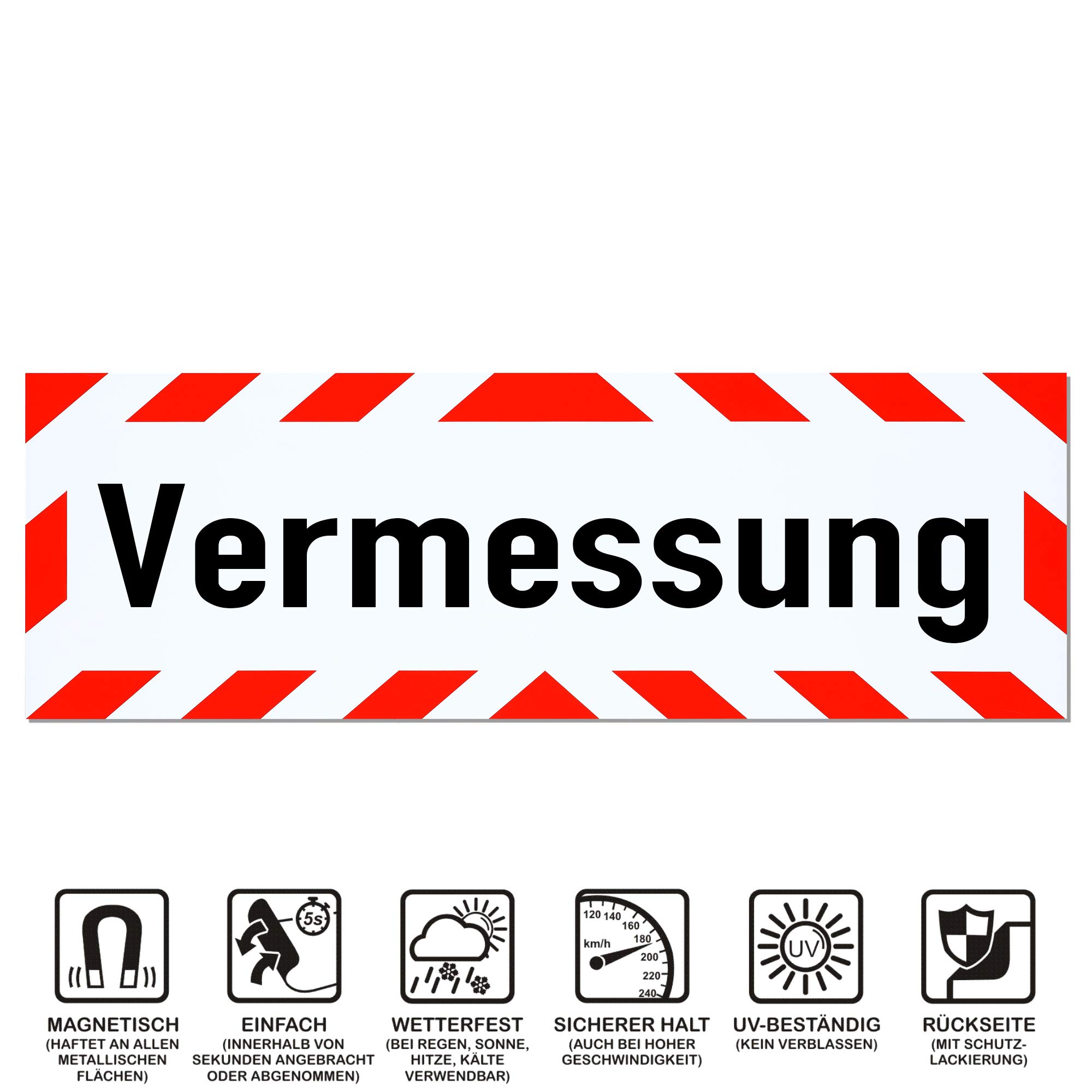 Targa Magnetica 'Servizio Operativo' Per Auto - LOHOFOL - 3 Misure Disponibili, UV Resistant - 3