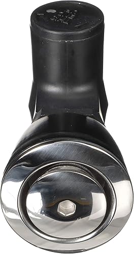 Miniatura 4 de Attwood 1674-6 Ventilación del tanque de combustible P-Trap de 90 grados Negro con cabezal de ventilación de acero inoxidable,Negro con cabezal