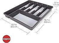 Vista 2 de Copco Basics - Organizador de 6 compartimentos, gris carbón/gris claro