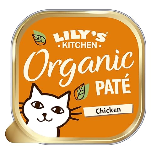 Lily's Kitchen Mit natürlichen Zutaten hergestellt Nassfutter-Schale für Katzen Bio-Huhn