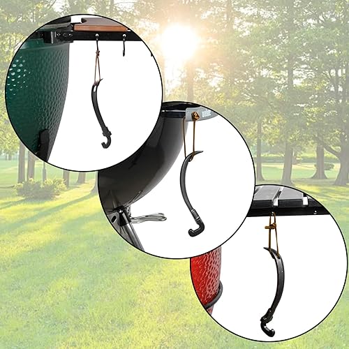 Miniatura 7 de Agarrador elevador para parrilla de parrilla, herramienta de mango elevador de rejilla de cocina, para la mayoría de parrillas de hierro fundido de