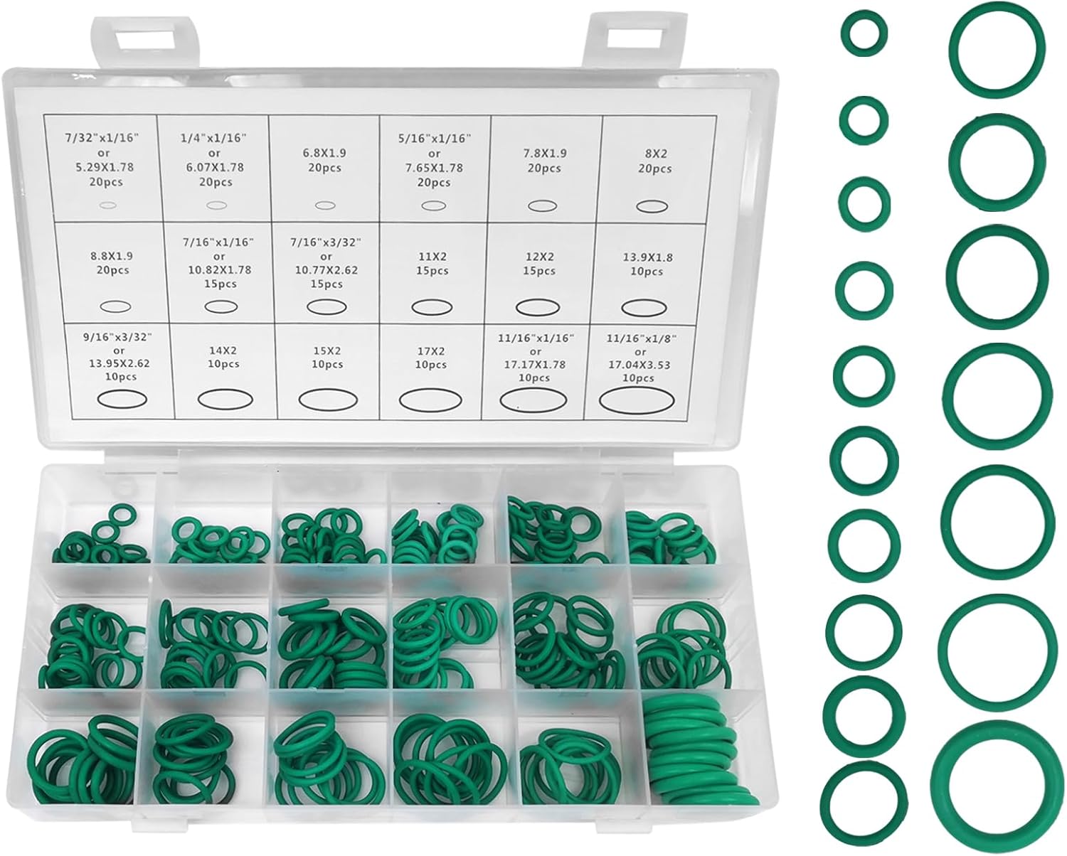 270pcs Compressor O Rings Car Air Conditioning AC O Ring