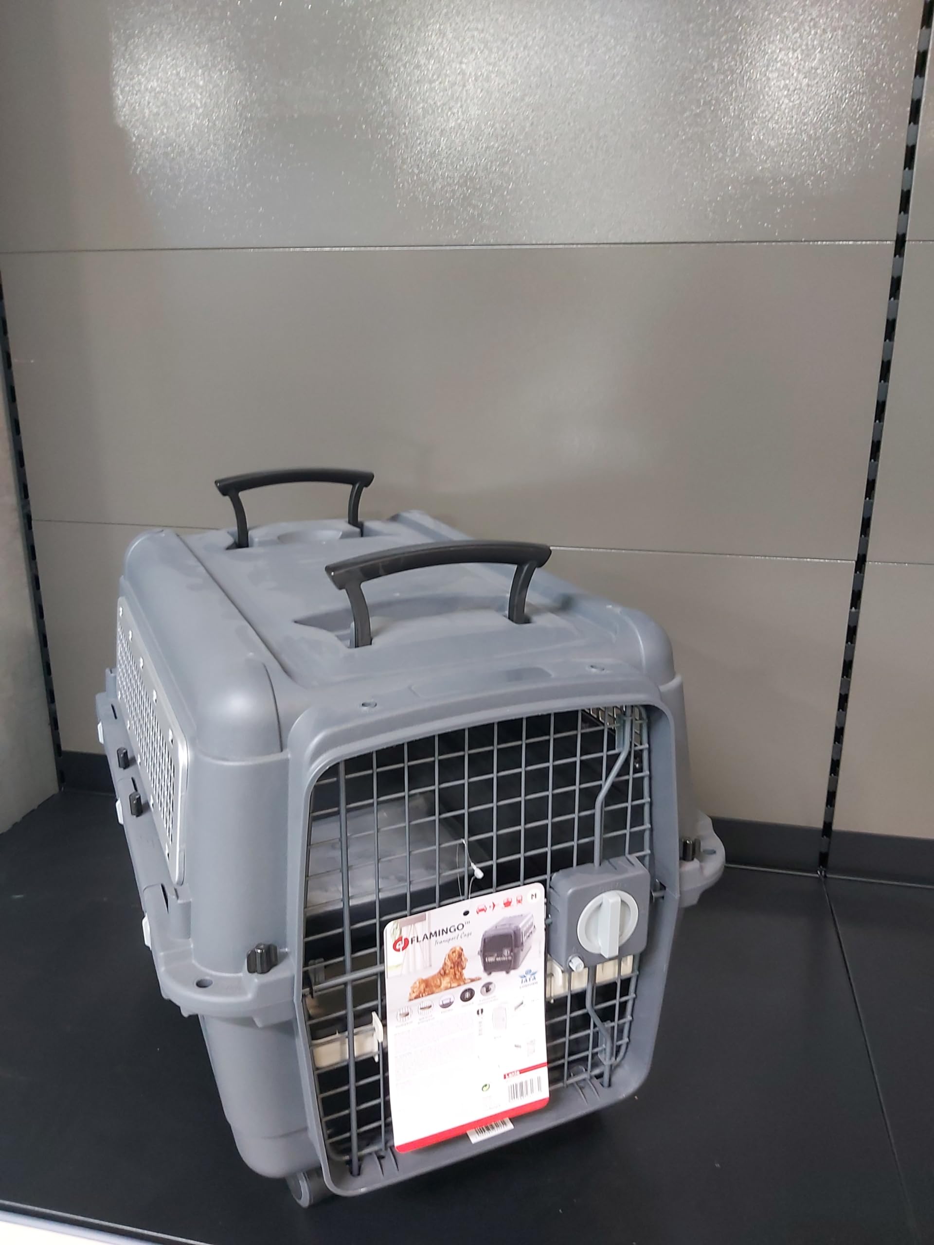 Gabbia di trasporto LANTA Grigio M 51x71x48CM