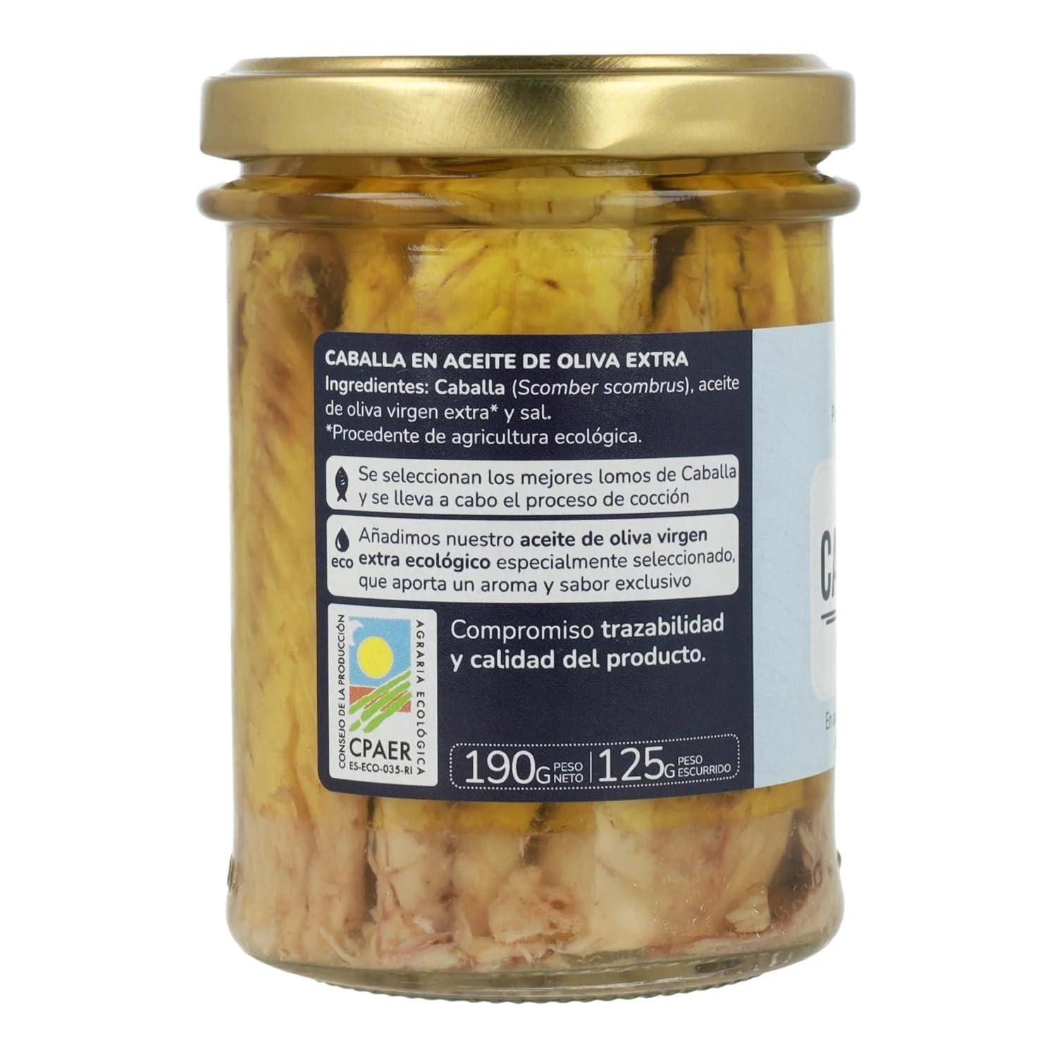 PLANETA HUERTO | Caballa en Aceite de Oliva ECO 190 g | Pack de 12 Unidades | Ecológica, Rica en Omega-3 y Proteína | Conserva Gourmet sin Aditivos, Ideal para una Alimentación Saludable