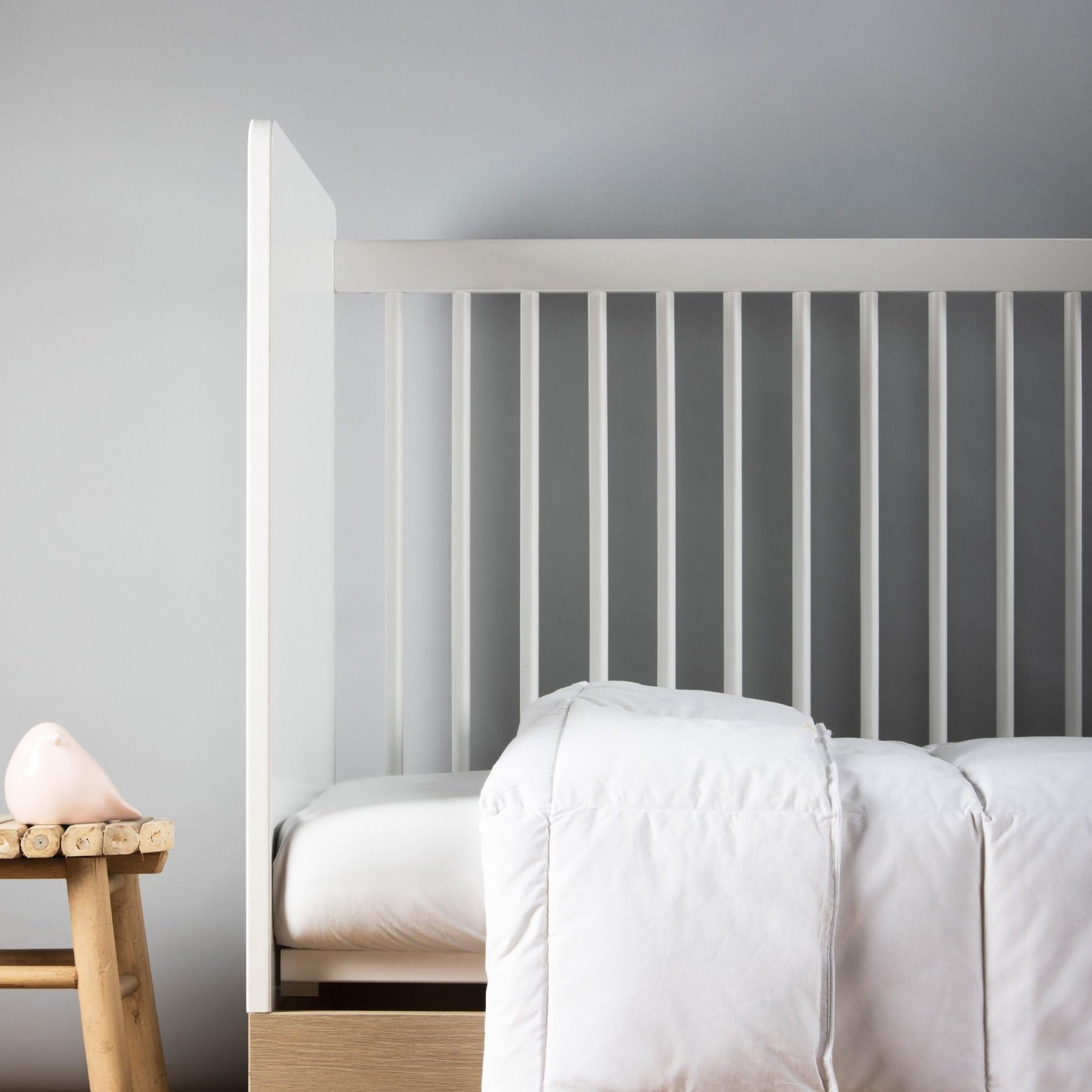 Kadolis - Couette Bébé 100x140 cm Duvet et Plumes - Lanaï | Idéale transition gigoteuse/couette - Plumes des Pyrénées - température idéale - certifié OEKO-TEX®