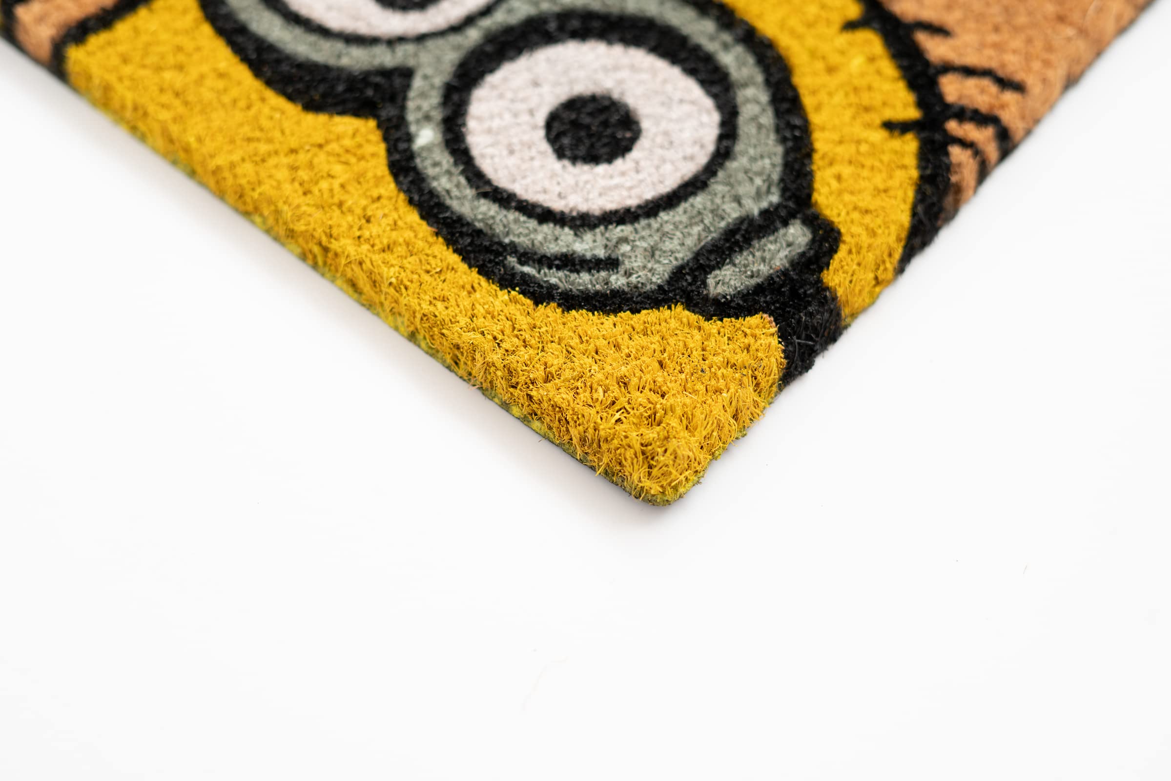 Grupo Erik Minions Wycieraczka | 40 x 60 cm | Włókno Kokosowe | 100% Ekologiczna | Do Użytku Wewnętrznego i Zewnętrznego | Prezenty z Minionkami