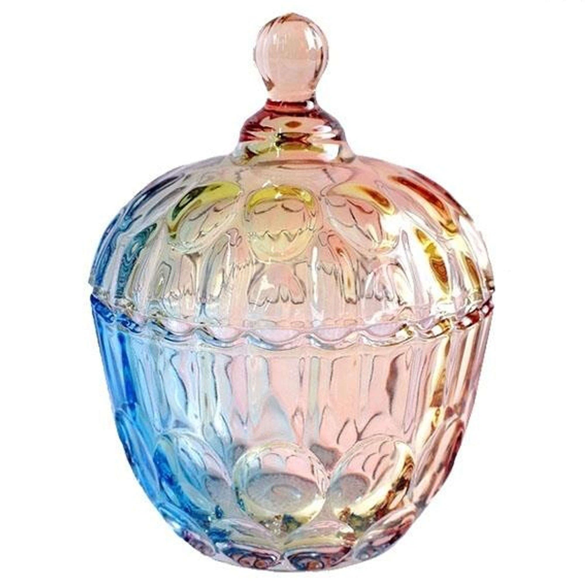 FGJsfhrDTU Glass Storage Jars, Candy Jar, Multifunctional Storage Pot For Jewelry Jam Snacks Cookies Oatmeal-D-ss(K)