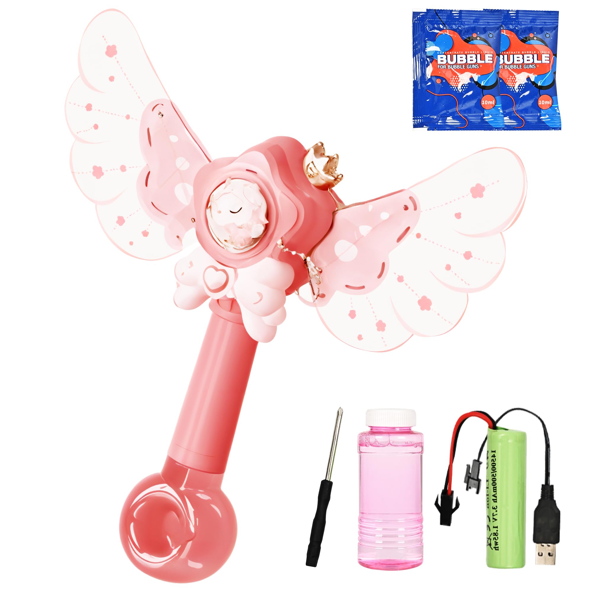 Amazon | シャボン玉 電動 バブルステッキ バブルガン バズーカ 子供