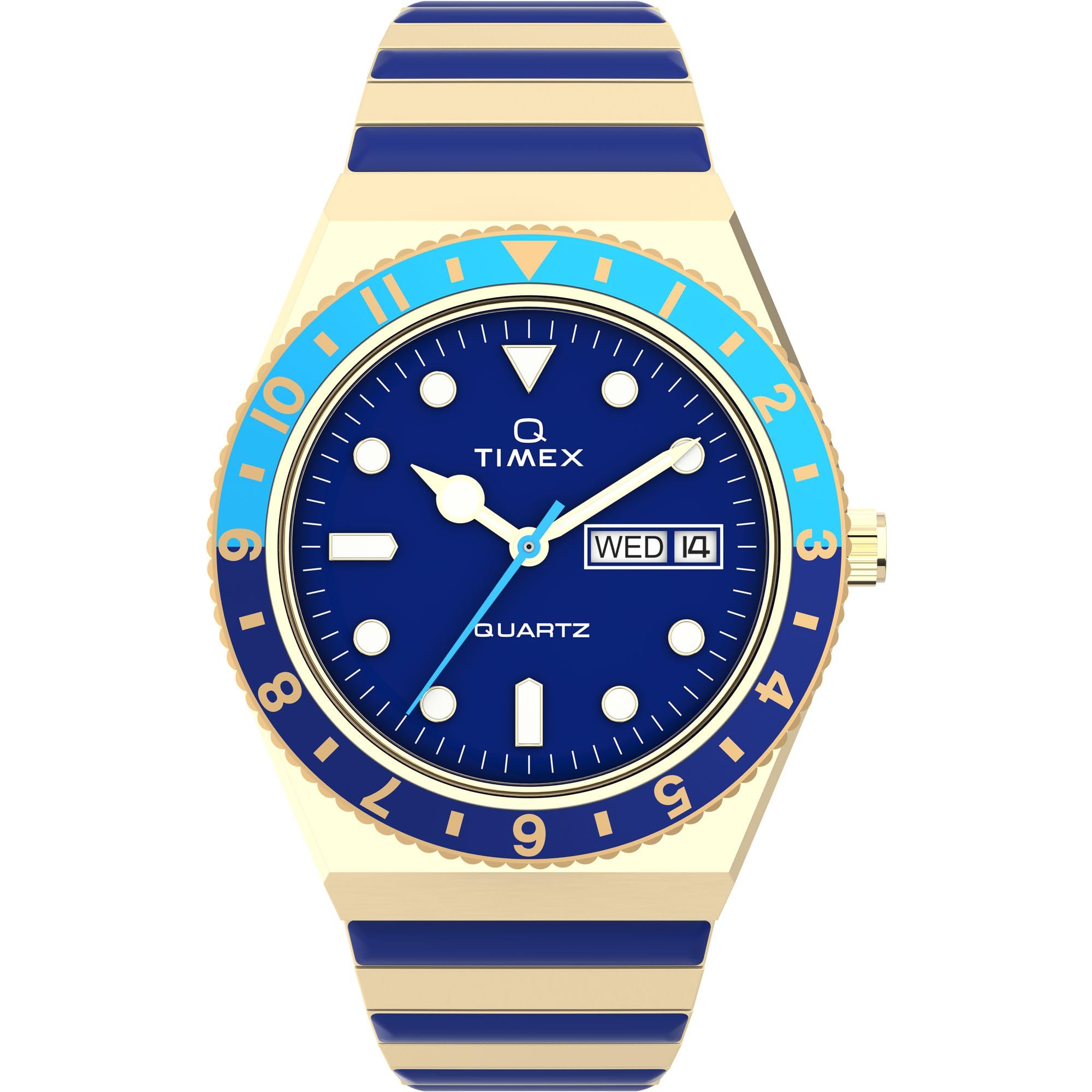 TIMEX Women Blue Round Stainless Steel Dial Analog Watch- TW2V38500UJ (B0CPVRBL7Q) Amazon Price History, Amazon Price Tracker