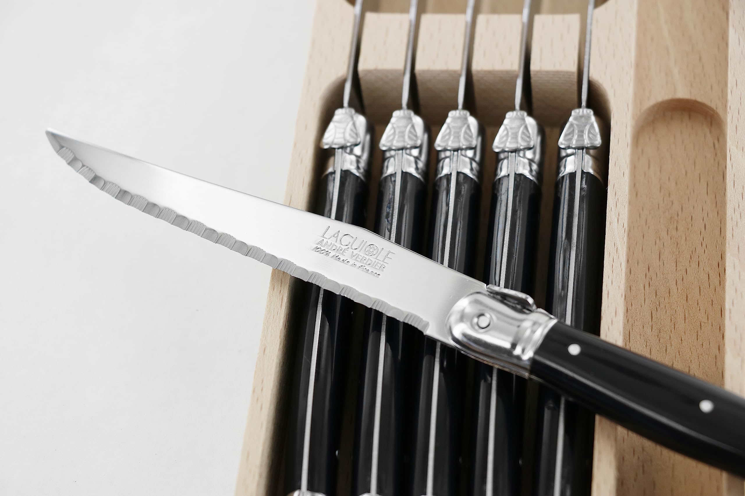 Amazon.com: Laguiole Andre Verdier Debutant 20 Piece Flatware Set