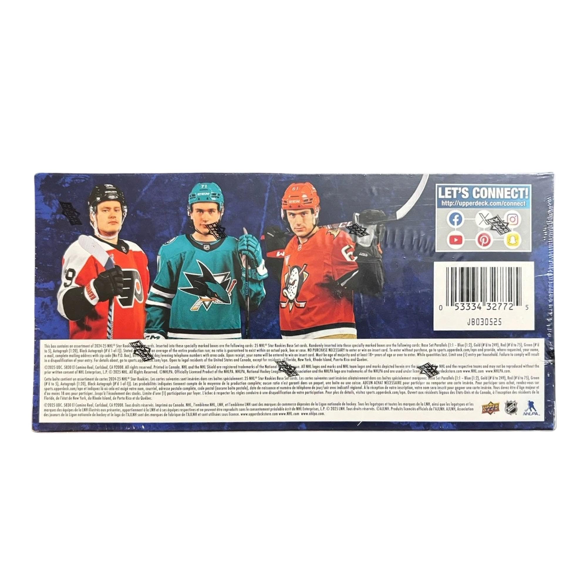 Upper Deck 2024-25 NHL Star Rookies Box Set (Mass Blaster)