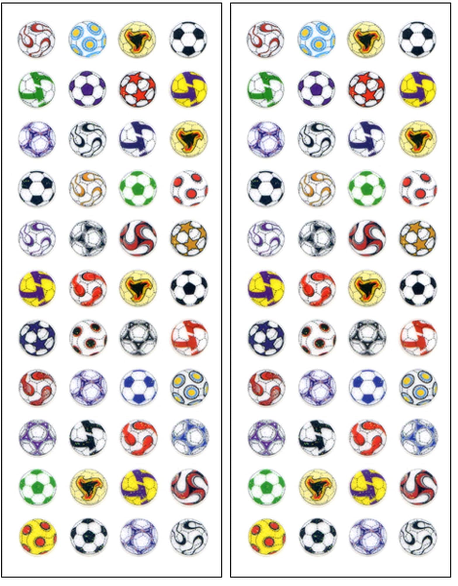 Amazon.co.jp: 奥山商会 シール ラメ入りシール サッカーボール ZP049
