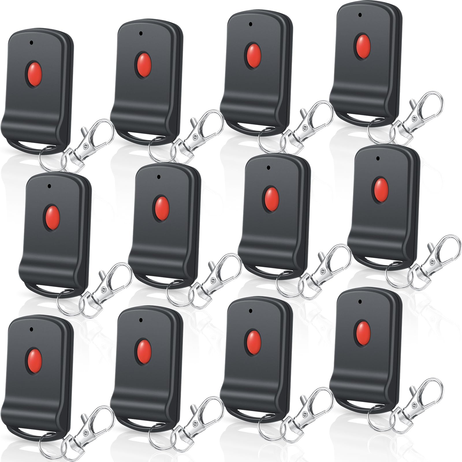 Macarrie Garage Door Opener Remote Portable Remote Garage Transmitter 10 Dip Switch Door Opener Compatible with 3060 3089 4120 300mhz (12 Pcs)-image-23