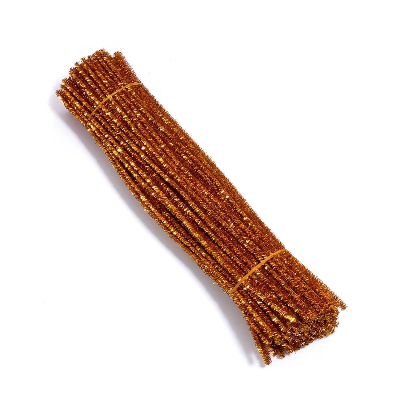 TGDGFKIAS Cure-pipes pour loisirs créatifs, Cure-pipes tiges chenille 30 cm paquet de 100 fournitures d'artisanat multicolores(Brown Flash)