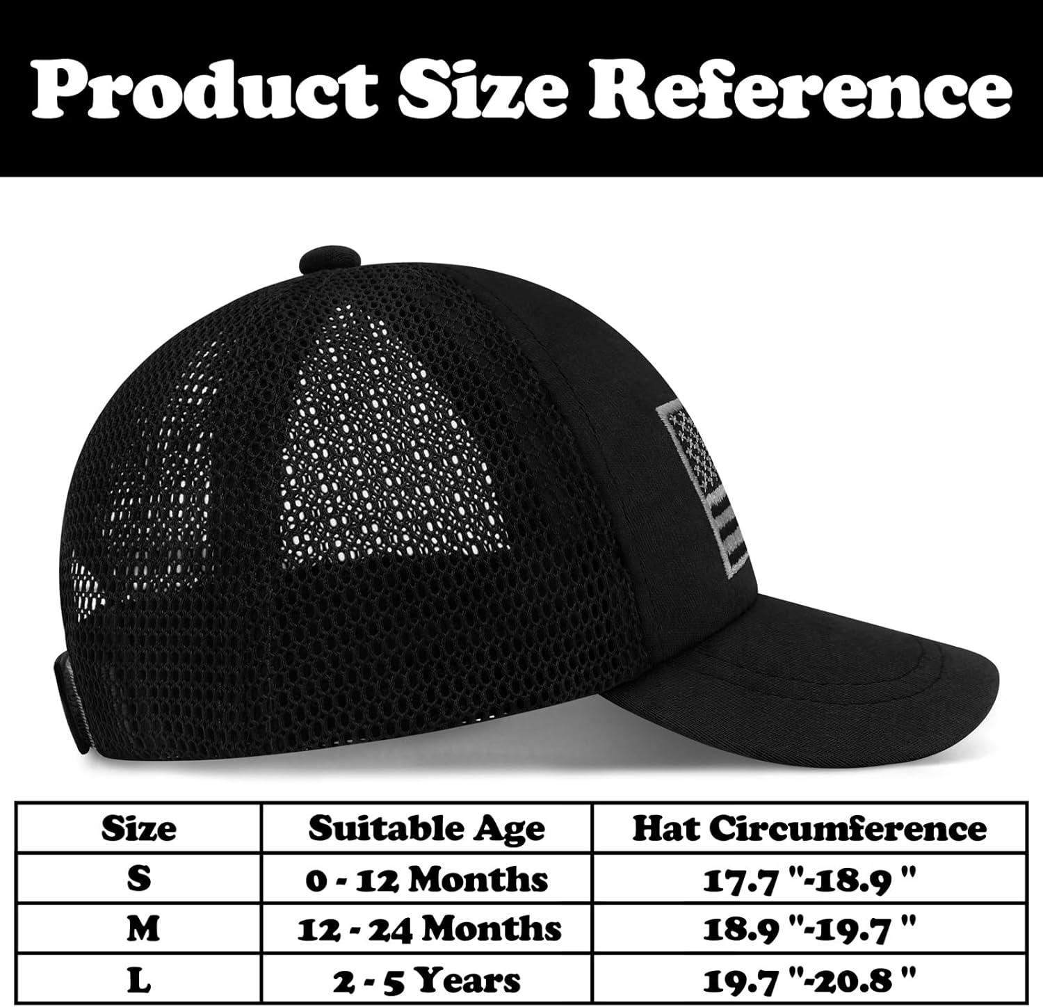 Sarfel Toddler Baseball Hat Baby Baseball Cap Infant Hats Toddler American Flag Hat Kids 4th of July Hats USA - Image 6