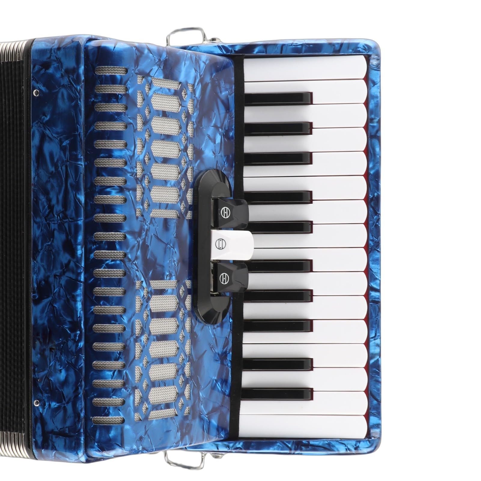 Fisarmonica in Celluloide in Materiale ABS 26 Tasti 48 Bassi Fisarmonica per Principianti per Pianoforte per gli Amanti degli Strumenti Musicali