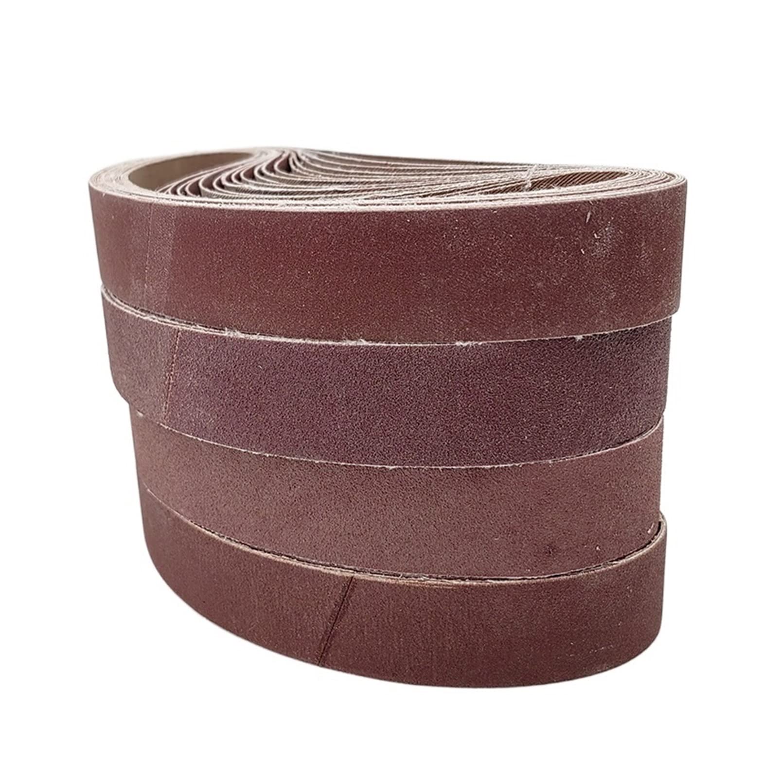 SHALLEZSOU Sander belt 5Pcs Sanding Belt 30x533mm aluminum oxide Abrasive Band 533x30mm Grinding Sharpen Cutter. P40-1000(5Pcs Grit 800)