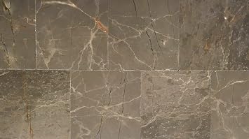 El Greko Maroon 4x4 بلاط حجر الرخام المصقول Backsplash جدار المطبخ حمام لكل قطعة