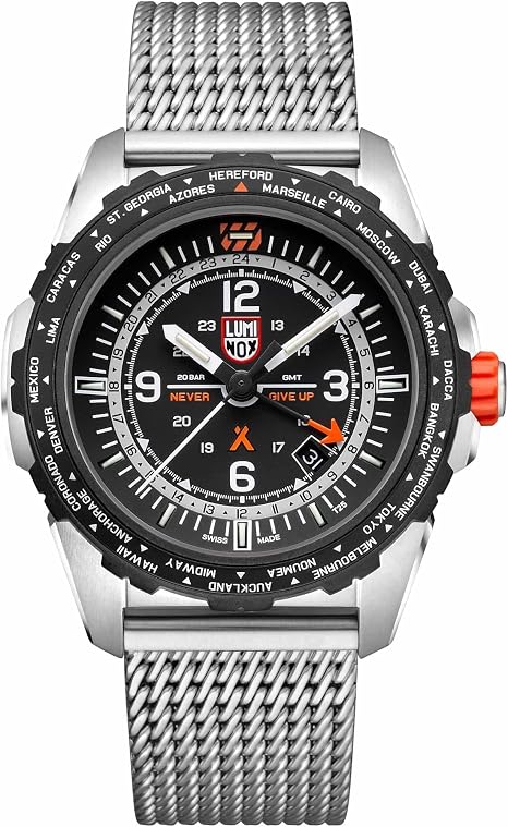 Luminox Orologio Analogico Automatico Unisex-Adulto con Cinturino in  Acciaio Inox XB.3762 : Amazon.it: Orologi