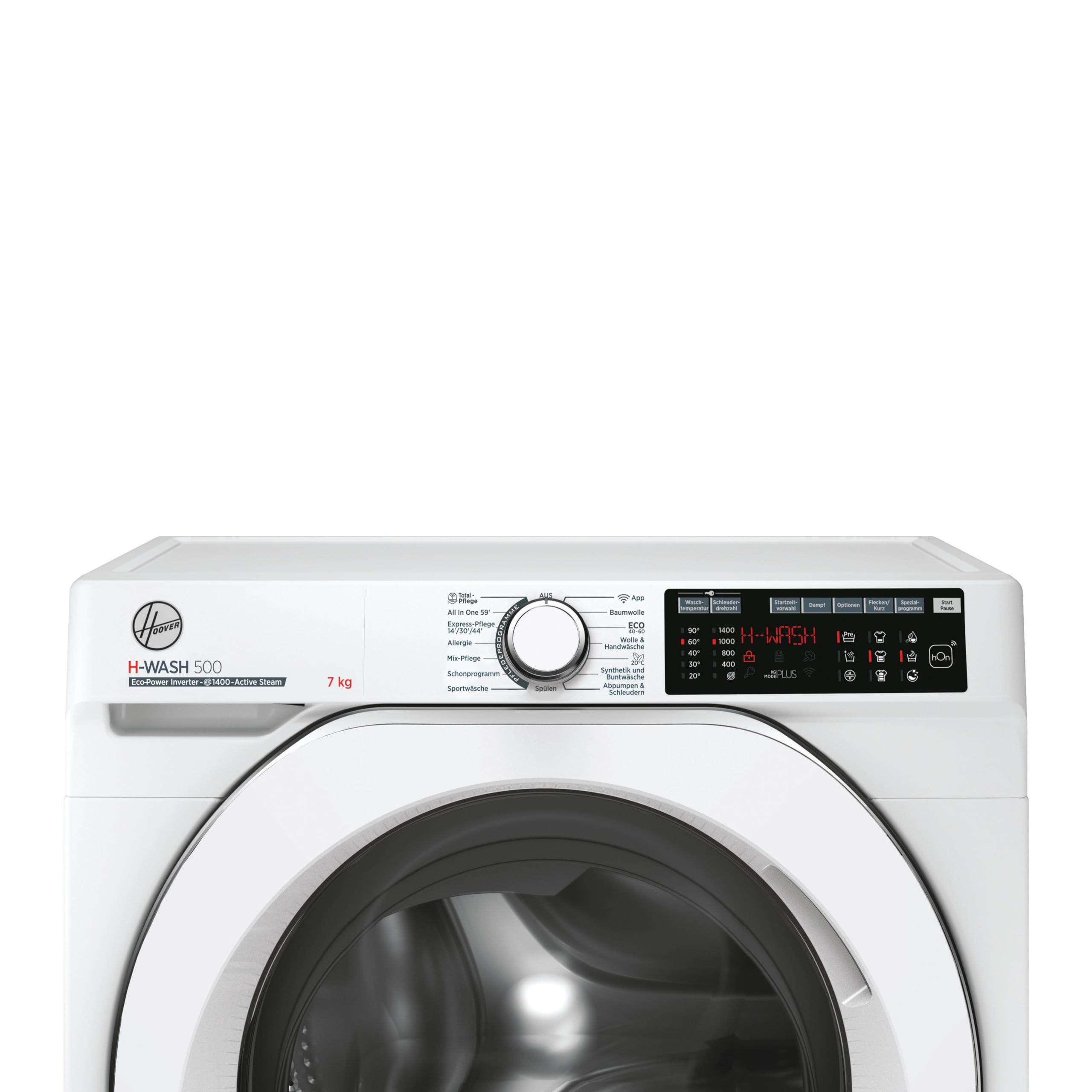 Hoover H-WASH 500 HWQ4 47AMC/1-84 Waschmaschine / 7 kg / A / Wi-Fi und Bluetooth / Eco Power Inverter Motor / Dampfprogramm | 1-84 Waschmaschine, Wi-Fi und Bluetooth, Eco Power Inverter Motor, Dampfprogramm