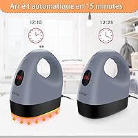 Vista 5 de Calogy Mini prensa de calor, máquina de transferencia de calor, control de temperatura constante, base de seguridad aislada, se adapta a Gris