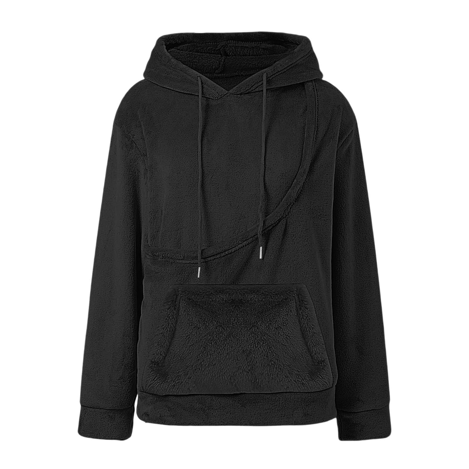 Générique Sweat Kangourou Chien Sweat À Capuche Femme Hiver avec Poche Kangourou Et Poche De Transport pour Animal Pull pour Chat Oversize Confortable Maîtresse d'animal De Compagnie