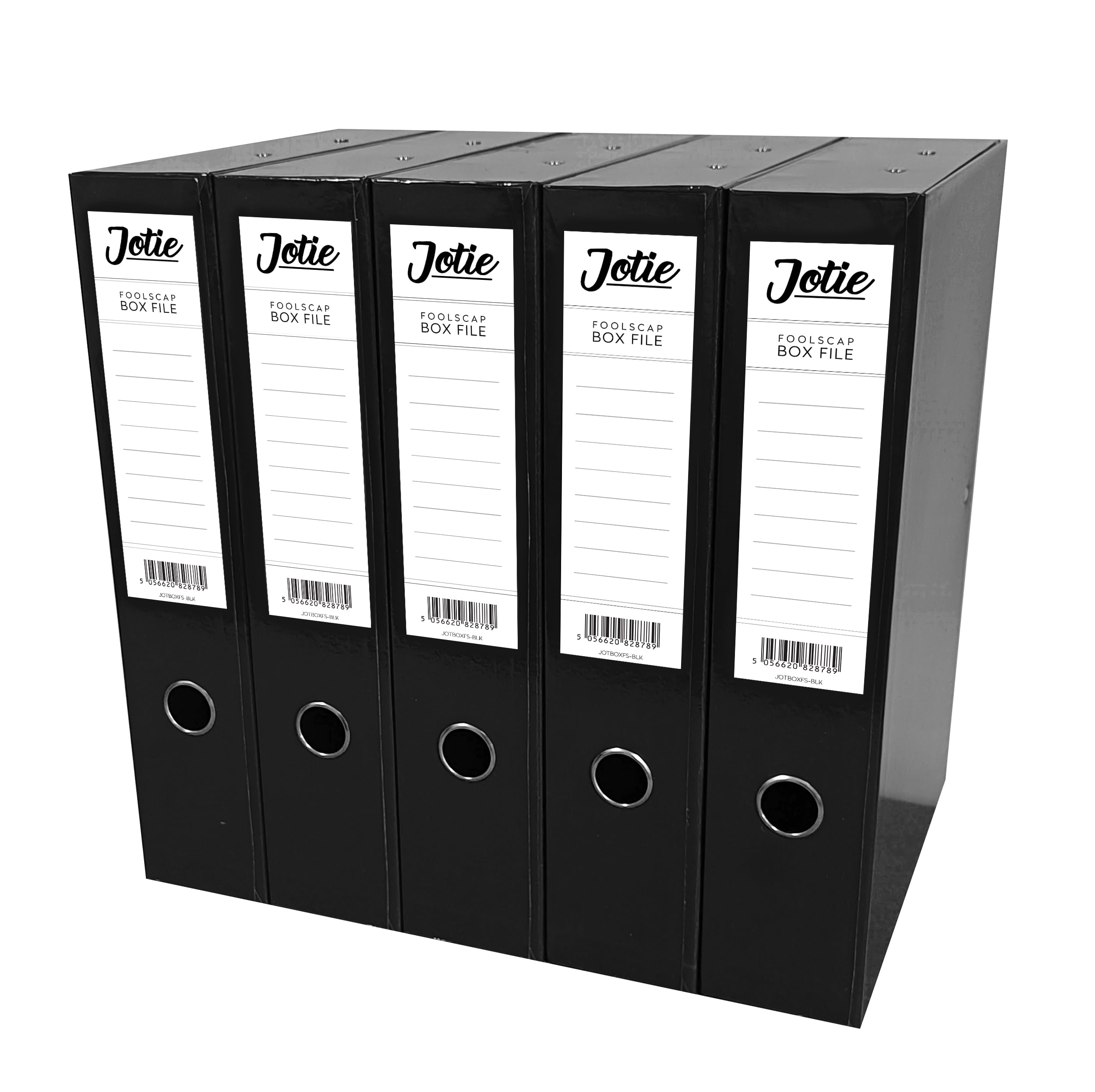 Box File with Lock Spring Ring Pull & Catch Glossy Finish 75mm Spine Ideal Document Organiser for Office School Paperwork Storage Foolscap Box Files
