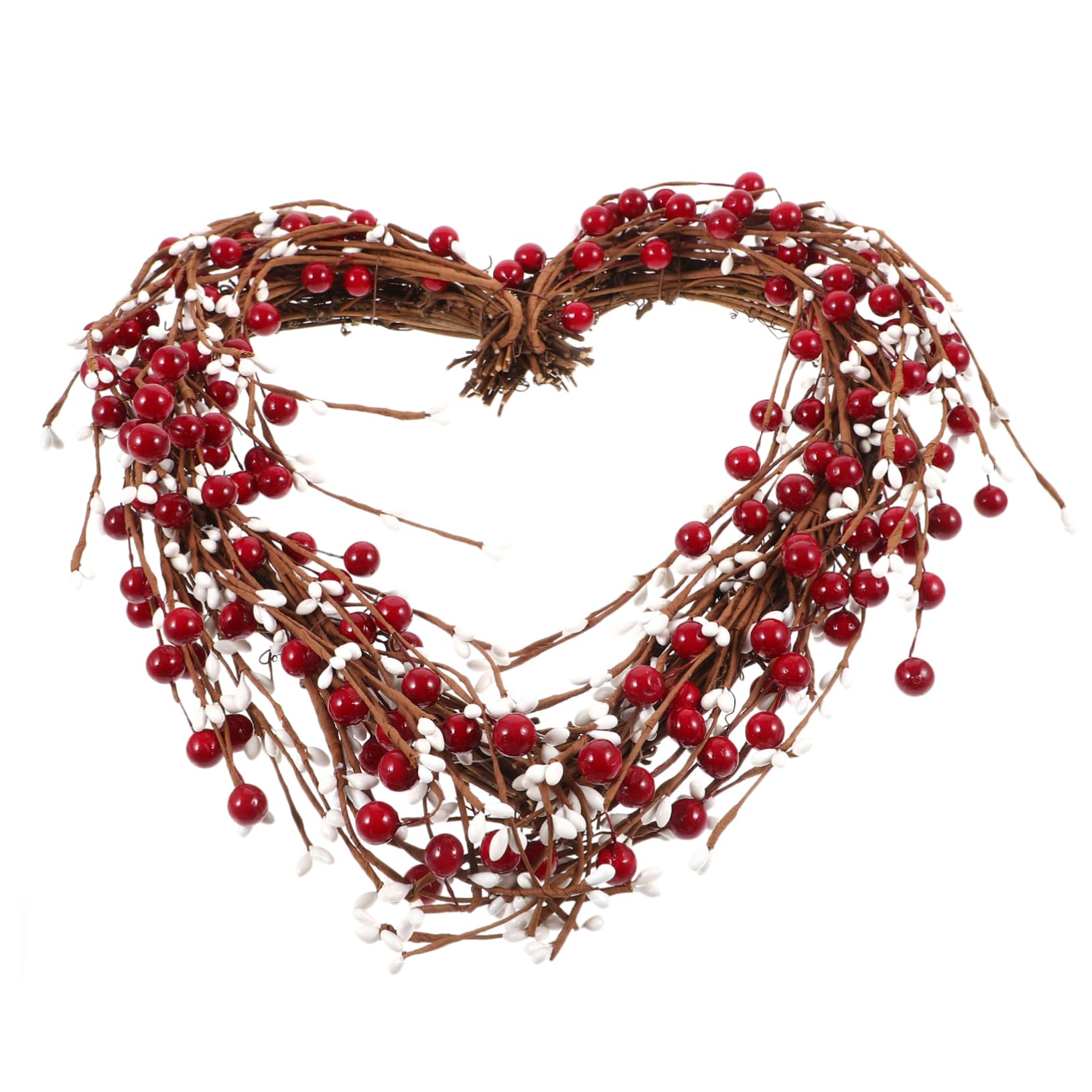 de Frutos Rojos con Forma de Corazón para Modelar Decorativa para Colgar en La Pared en El Día de San Valentín