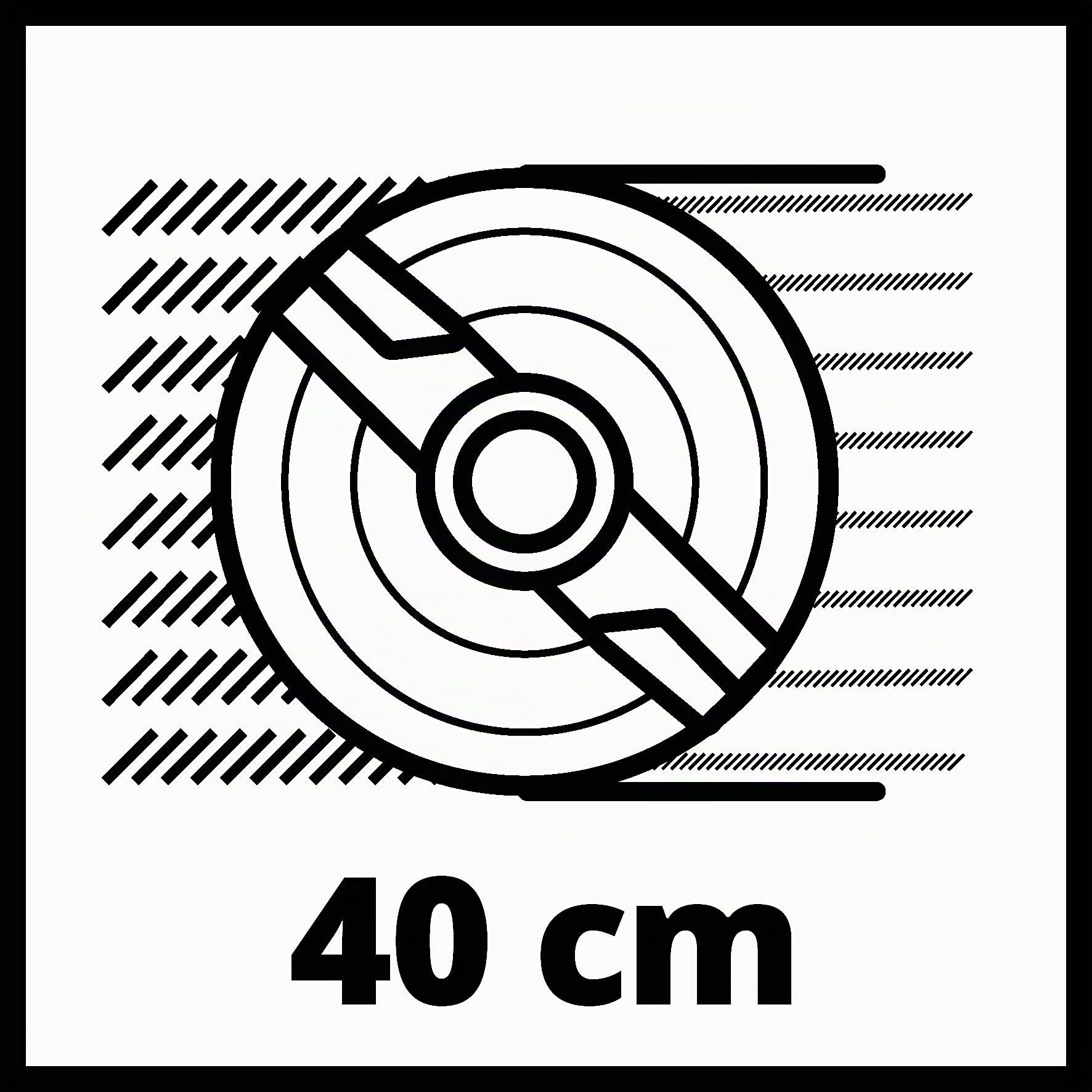 Einhell Tosaerba a benzina GC-PM 40/2 (2 kW, 1 cilindro, motore a 4 tempi, cilindrata 132 cm³, sacco da 45 l con indicatore di livello, larghezza di taglio 40 cm, consigliato fino a 800 m²)
