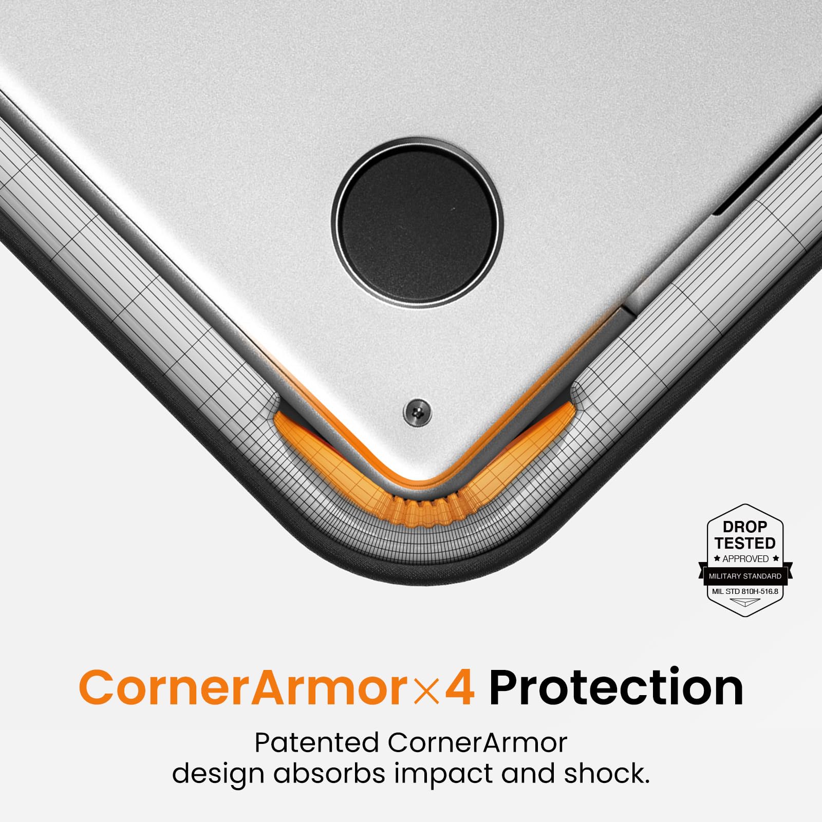 tomtoc Etui 360°, kompatybilne z 14 cali Acer, ASUS, Dell, HP, Lenovo Laptop Notebook Chromebook Ultrabook, komputer, wodoodporne, wszechstronna ochrona na laptopa, etui na laptopa