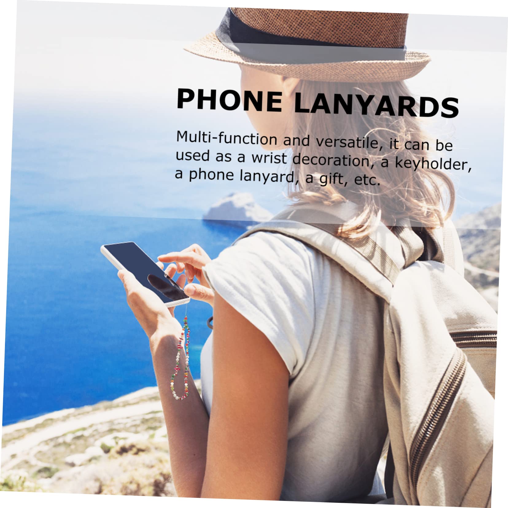 5 Series Cuerda Decorativa Para Teléfono Móvil Correa Elegante Para Colgar Cuello Compatible Con Mayoría De Smartphones Para Pérdidas 2 Piezas X 5