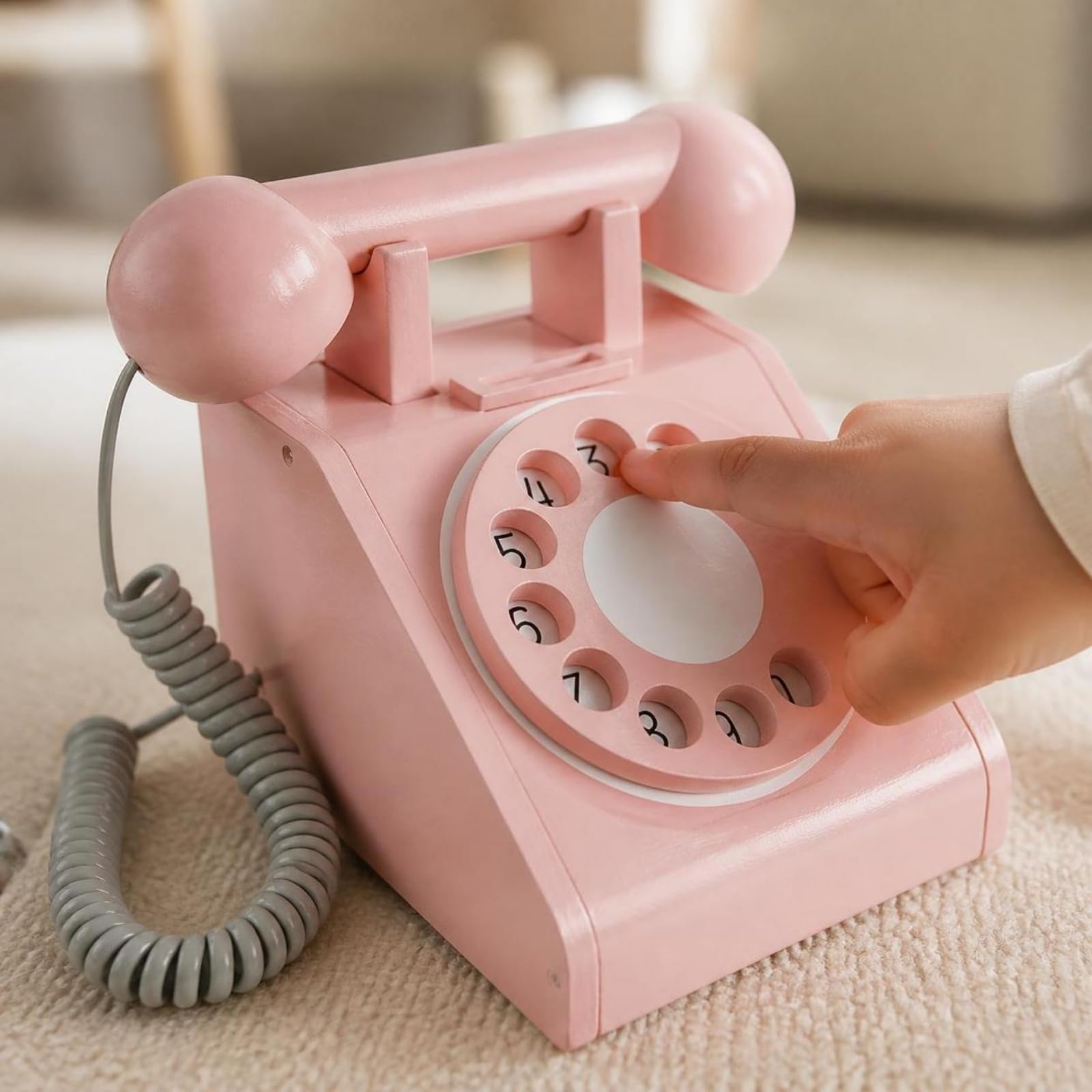 Telefono a Disco Giocattolo Colorato