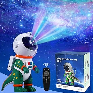 Galaxy Star Projection Night Light, Dinosaur Astronaut Sp...