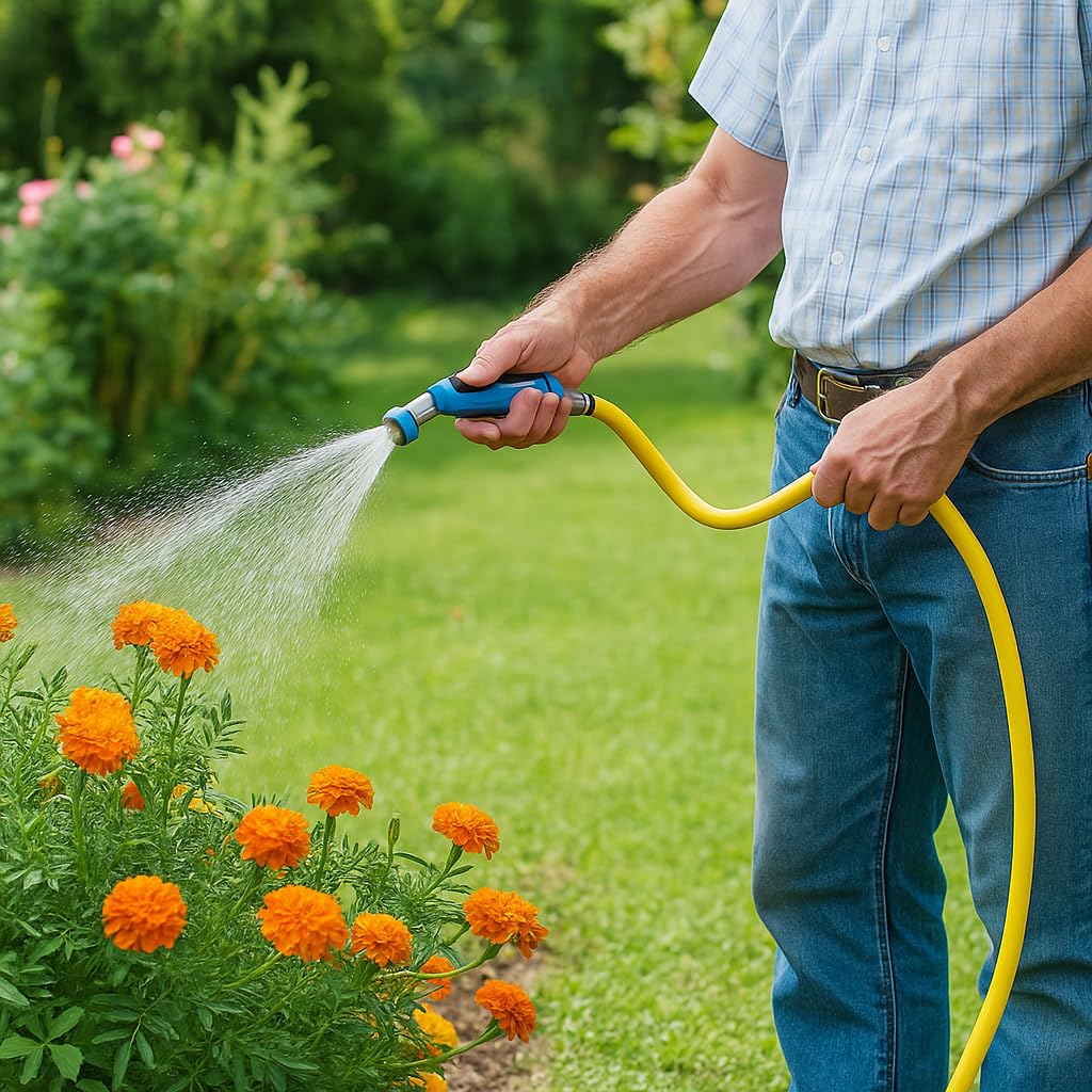 Tubo per Irrigazione Giardino 6 Strati (3/4"x 50 Metri) – Flessibile, Resistente, Ideale per Giardinaggio e Irrigazione, Adatto per Uso Esterno, Lemag srl