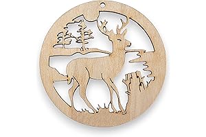 Deer Christmas Ornaments: The Perfect Personalized Gift for Hunters