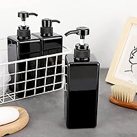 Vista 27 de 12 Pack Shampoo and Conditioner Dispenser Bottles, 8 Pack 22 Oz and 4 Pack 8 Oz Refillable Square Plastic Pump Bottles, Shower Soap Dispenser for