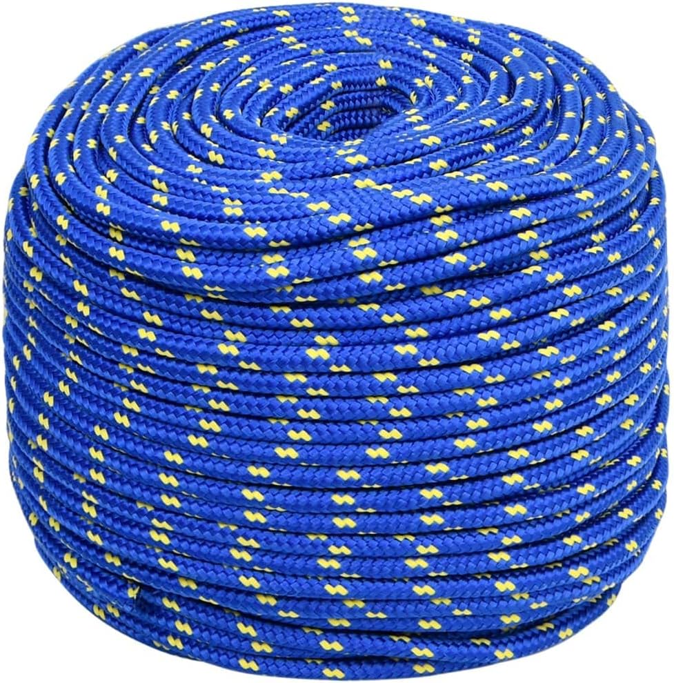 vidaXL Boat Rope Blue 0.24" 82.0 ' Polypropylene