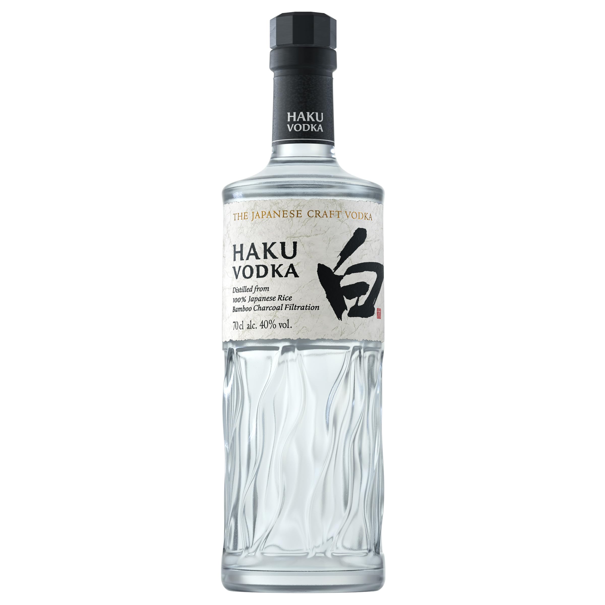 Suntory Haku Vodka , Super Premium Vodka aus dem House of Suntory in Japan , aus japanischem Reis , 700 ml , 40 Prozent