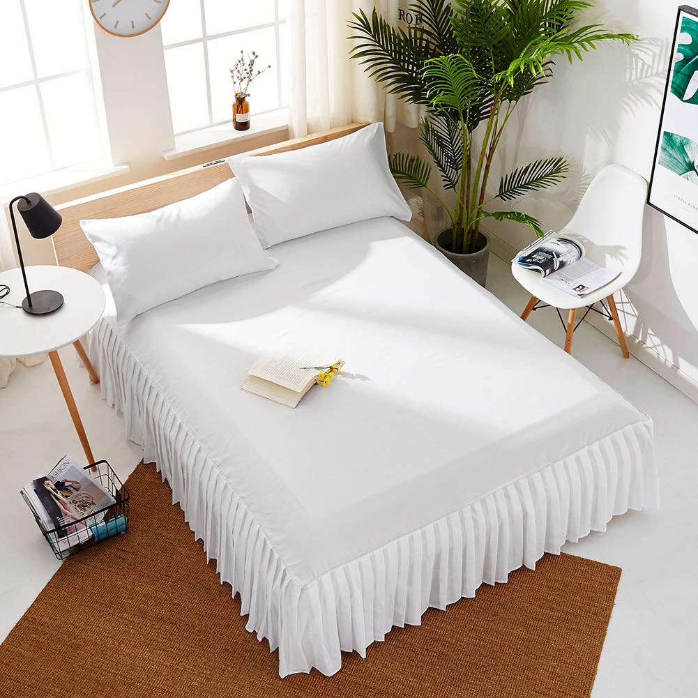 Amazon.com: Pleated Fitted Sheet, Top 