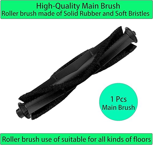 Miniatura 3 de Recambios de repuesto para Airrobo T10+/ Ultenic T10/HONITURE Q6 Pro/Laresar L6 Pro Robot Aspirador 1Cepillo Filtro Fregona Almohadilla Bolsa de