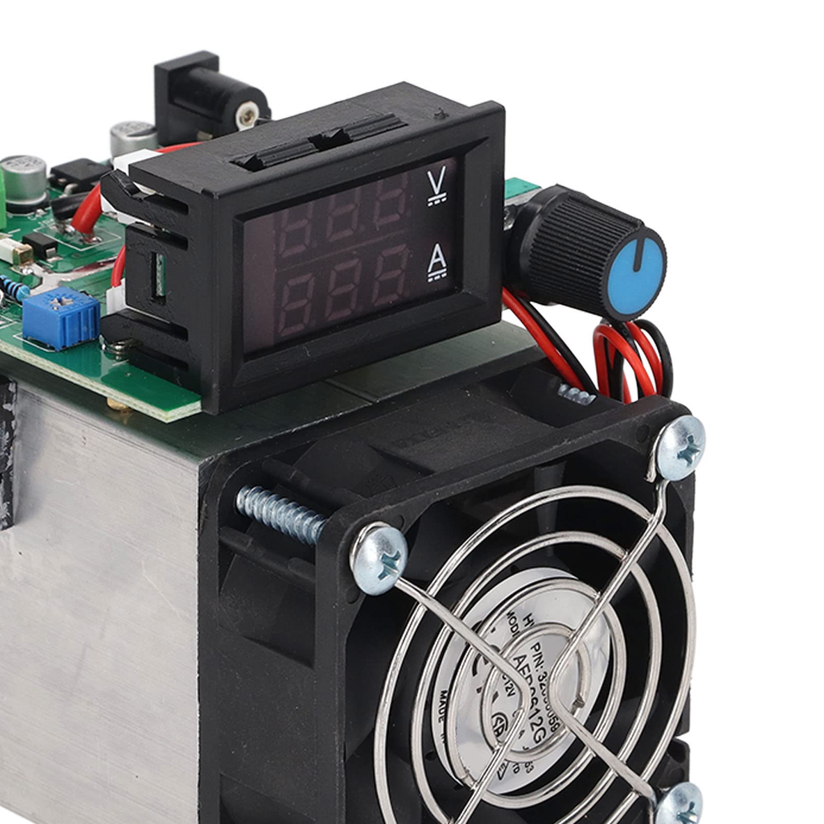 Ejoyous Tester capacità Batteria Modulo Tester Batteria PCB e Lega di Alluminio DC 12V 100W 0 a 10A Display Tubo Digitale Scarica di Corrente Costante per Adattatori di Alimentazione Armadi