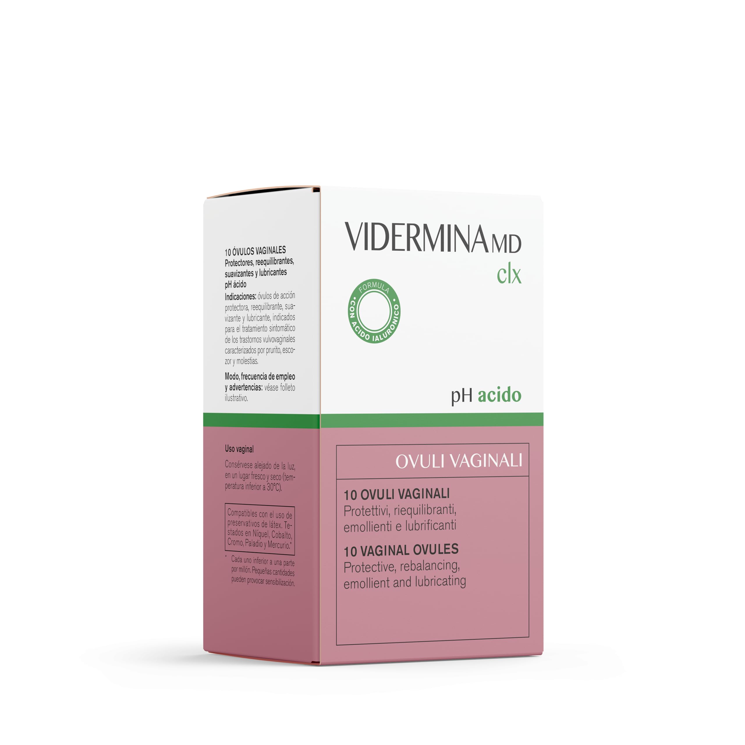 Vaginal Ovules Vidermina Clx 10 Pieces