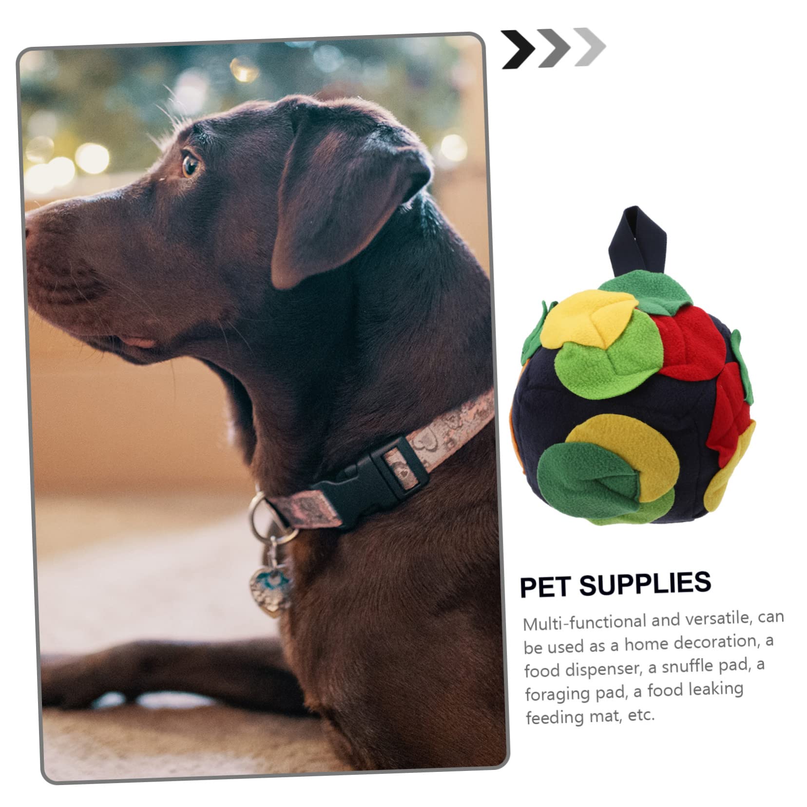 FRCOLOR 3stücke Hundeschnüffelball Interaktives Futterspielzeug Für Hunde Fördert Nasenarbeit Spielzeug Für Langsames Fressen Und Mentale Für Kleine Und Mittelgroße Hunde Retro